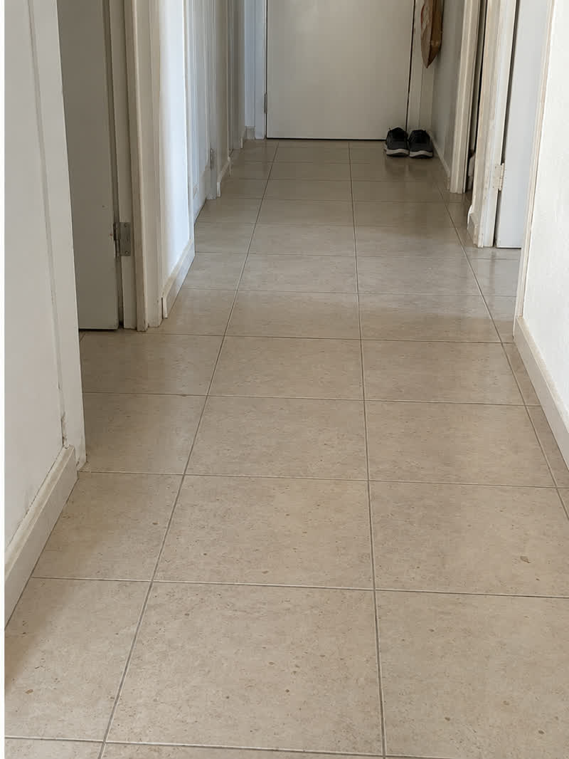 pasillo después
